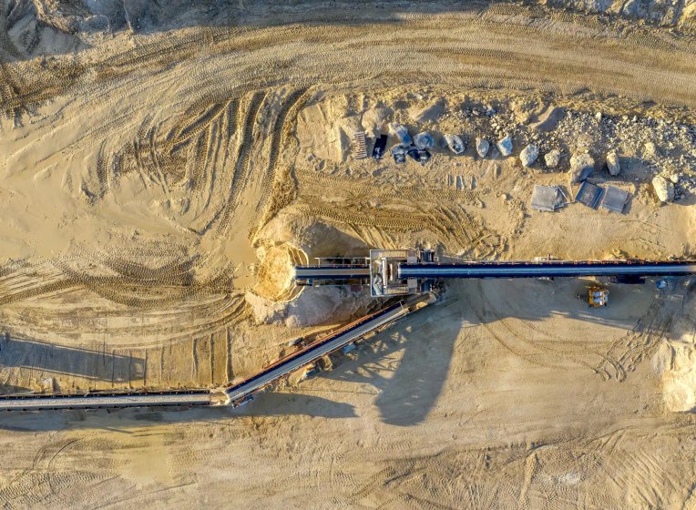 Photo of construction in progress