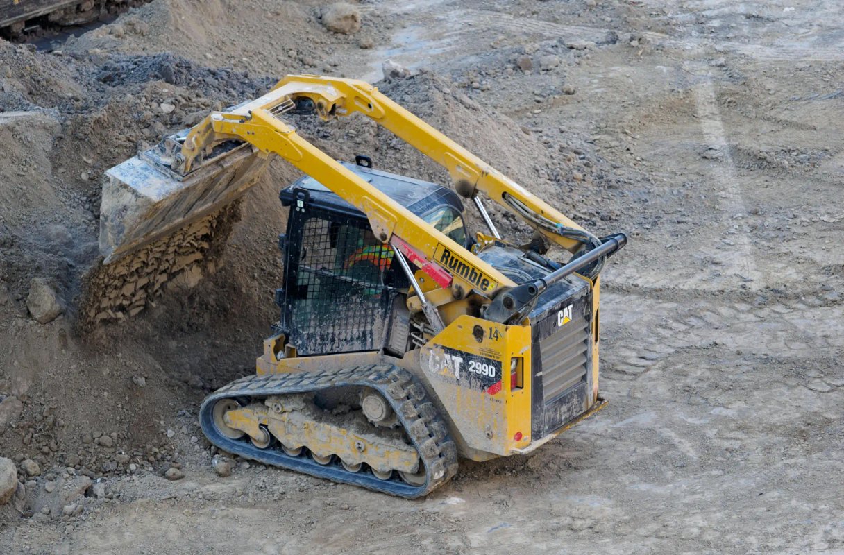 Photo of machinery on construction site